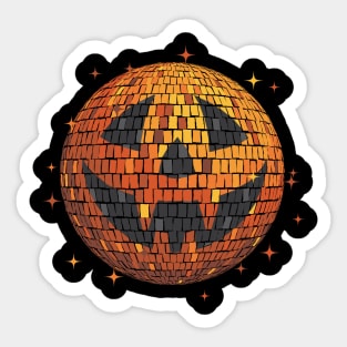 Halloween Disco Ball Sticker